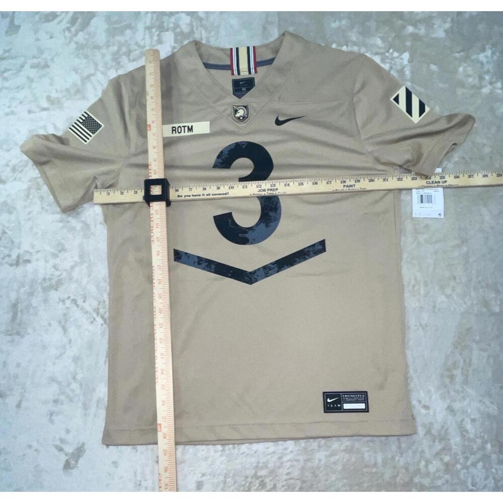 NWT Nike Army Black Knights 2023 #3 Rivalry Collection Jersey Tan Mens Medium M - Picture 3 of 11